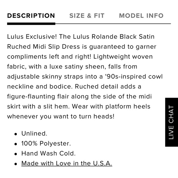 Lulus Rolande black slip rouched dress M - Picture 4 of 5